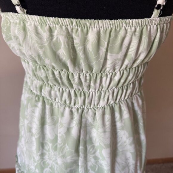 Soft Celdon High Low Ruffle Dress  8444 - Picture 5 of 11